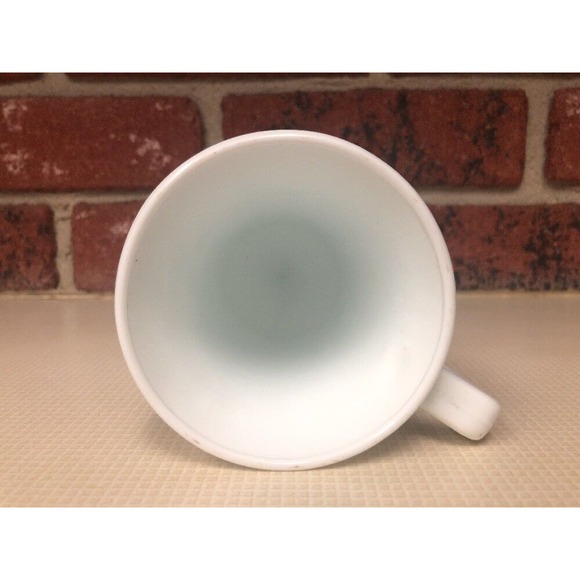 Pennsylvania Dutch Country Tall Pedestal Coffee Mug Souvenir Collectible White - Picture 6 of 7